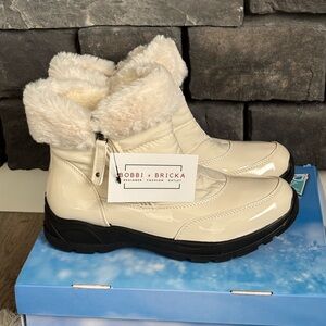 Women's Beige Winter Boots